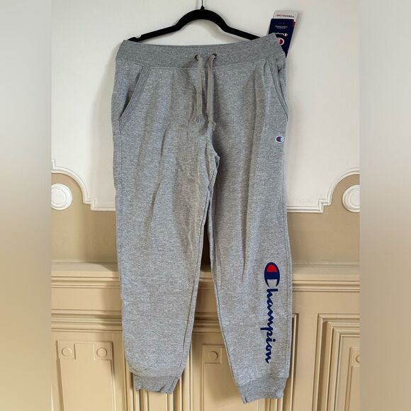 Champion Powerblend Grey Heather Sweat Pants Women’s M STYLE#: GF937 023 - Picture 1 of 6